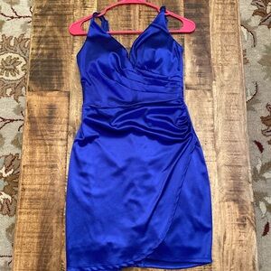 Blue Homecoming Dress